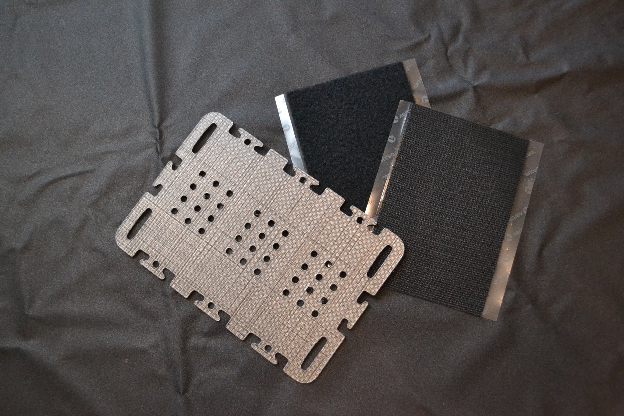 Tegris Mounting Plate with Hook and Loop