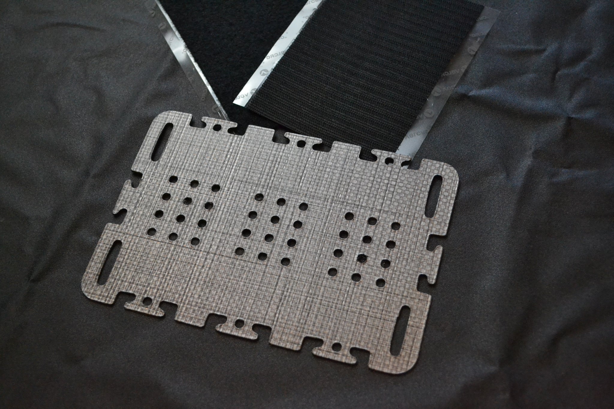 Tegris Mounting Plate with Hook and Loop
