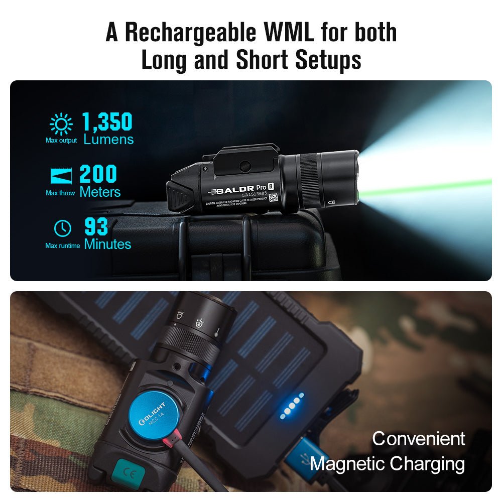 O - Light Baldr Pro R Green Laser - Odin Holsters